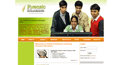 Desktop Screenshot of forensiceducation.in